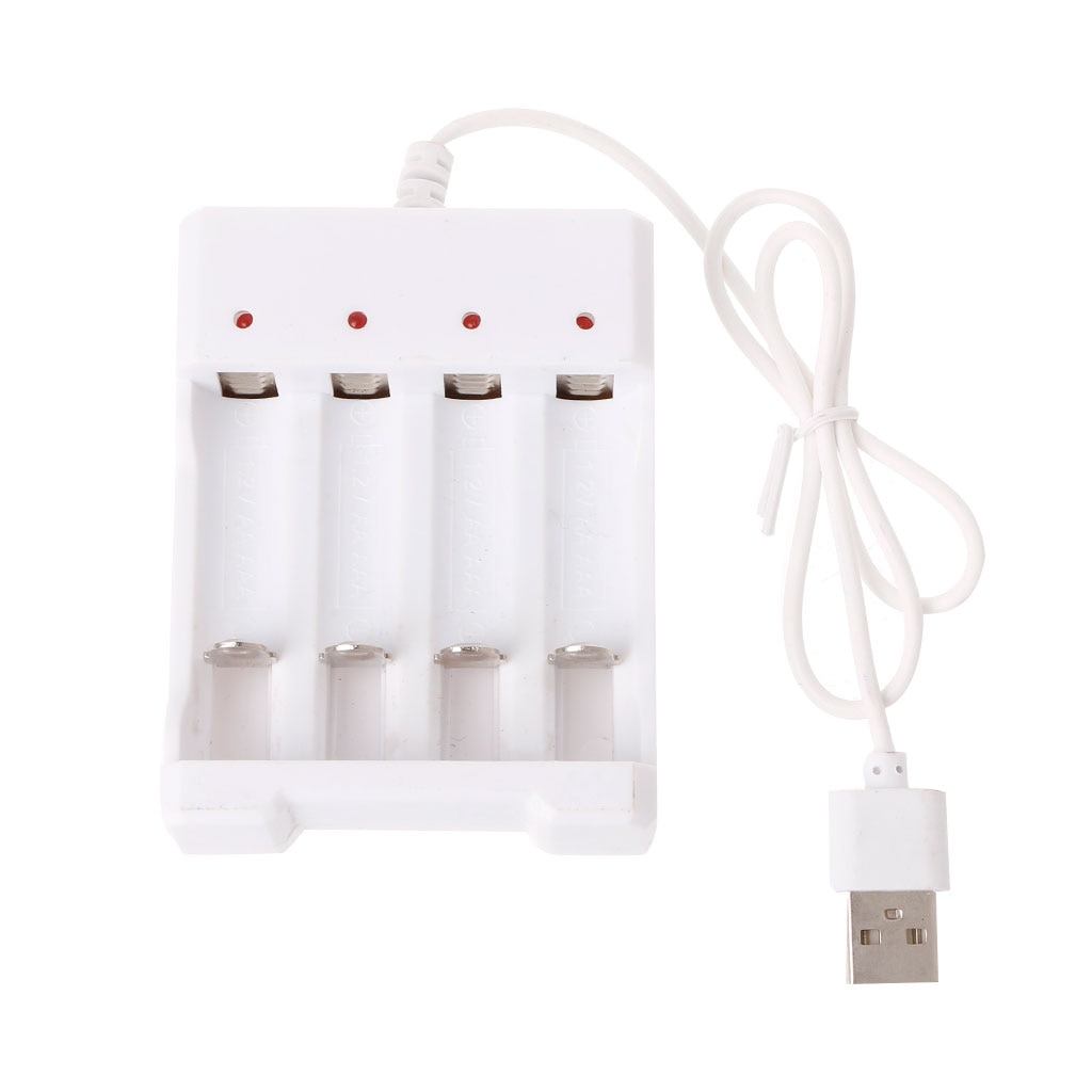 Battery Charger Adapter 1.2V Universal Smart 4Slot Rechargeable