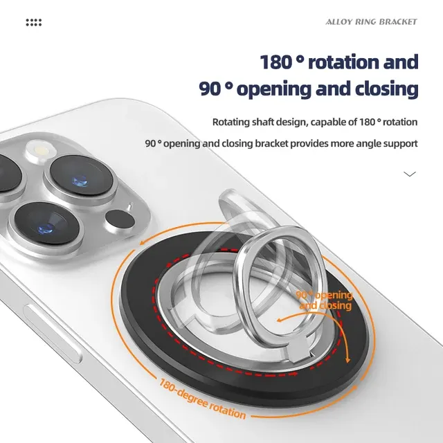 Magnetic Finger Ring Phone Holder 360° 4