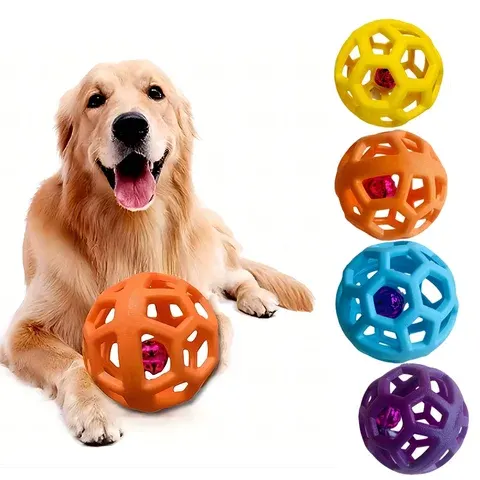 Hunde-Kauball mit Glocke