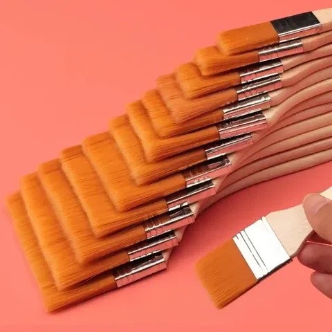 Nylon Paint Brush Set