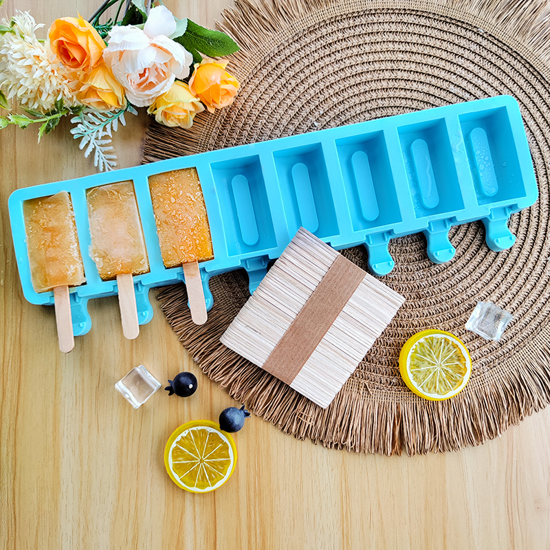 8-Cavity Silicone Popsicle Mold Set 4
