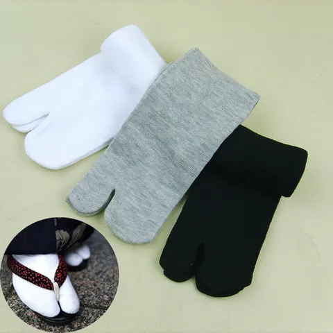 Japanese Men's Socks Women's two toe Wooden