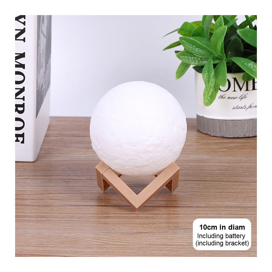 RGB Decor Moon Lamp 8cm 10cm 12cm 15cm 2