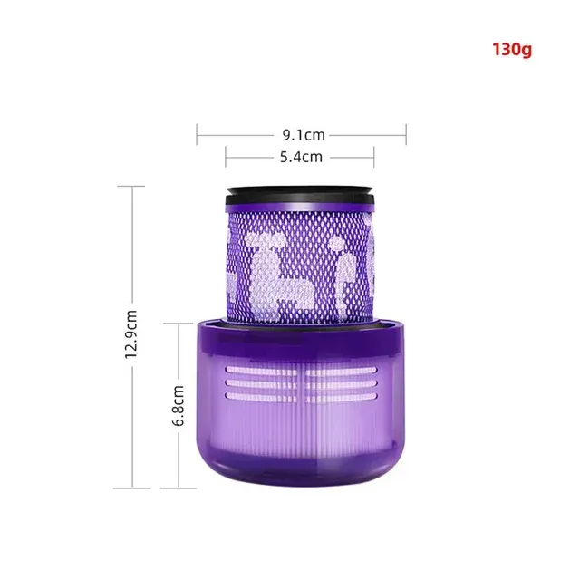 Cyclone Filter Replacement Set for Cordless Vacuum 4