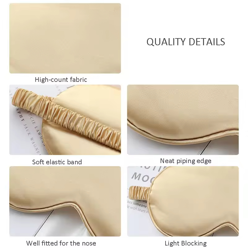 Customization Satin Eye Mask Sleeping Gift Super Soft 3