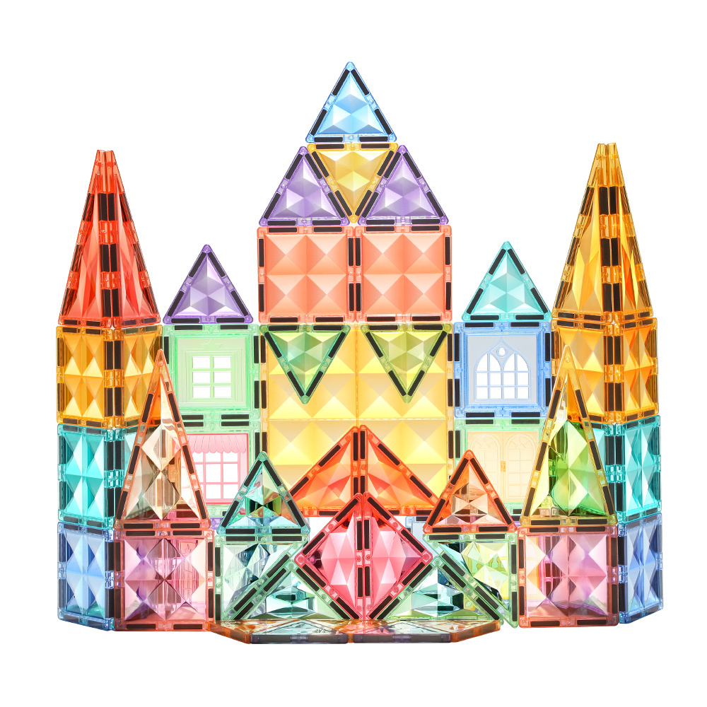 Magnetic Building Tiles Set for Kids 3