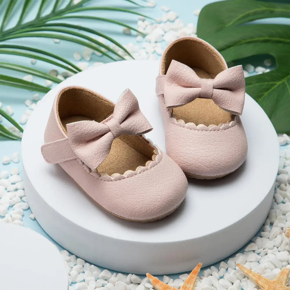 Retro Neue Neugeborenen Baby Wanderschuhe Frühling Herbst Einfarbig 3