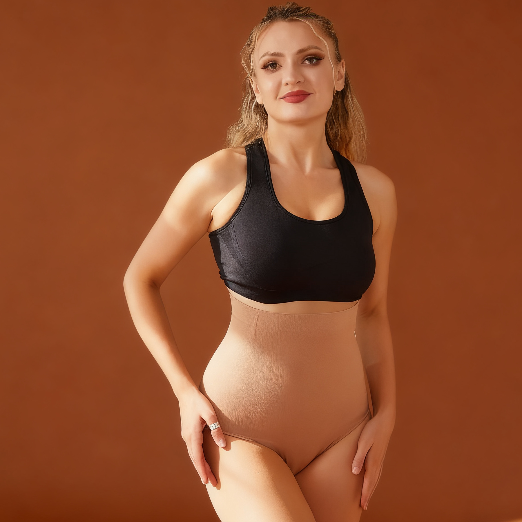 Women's Seamless Breathable Spandex High Waist Plus Size
