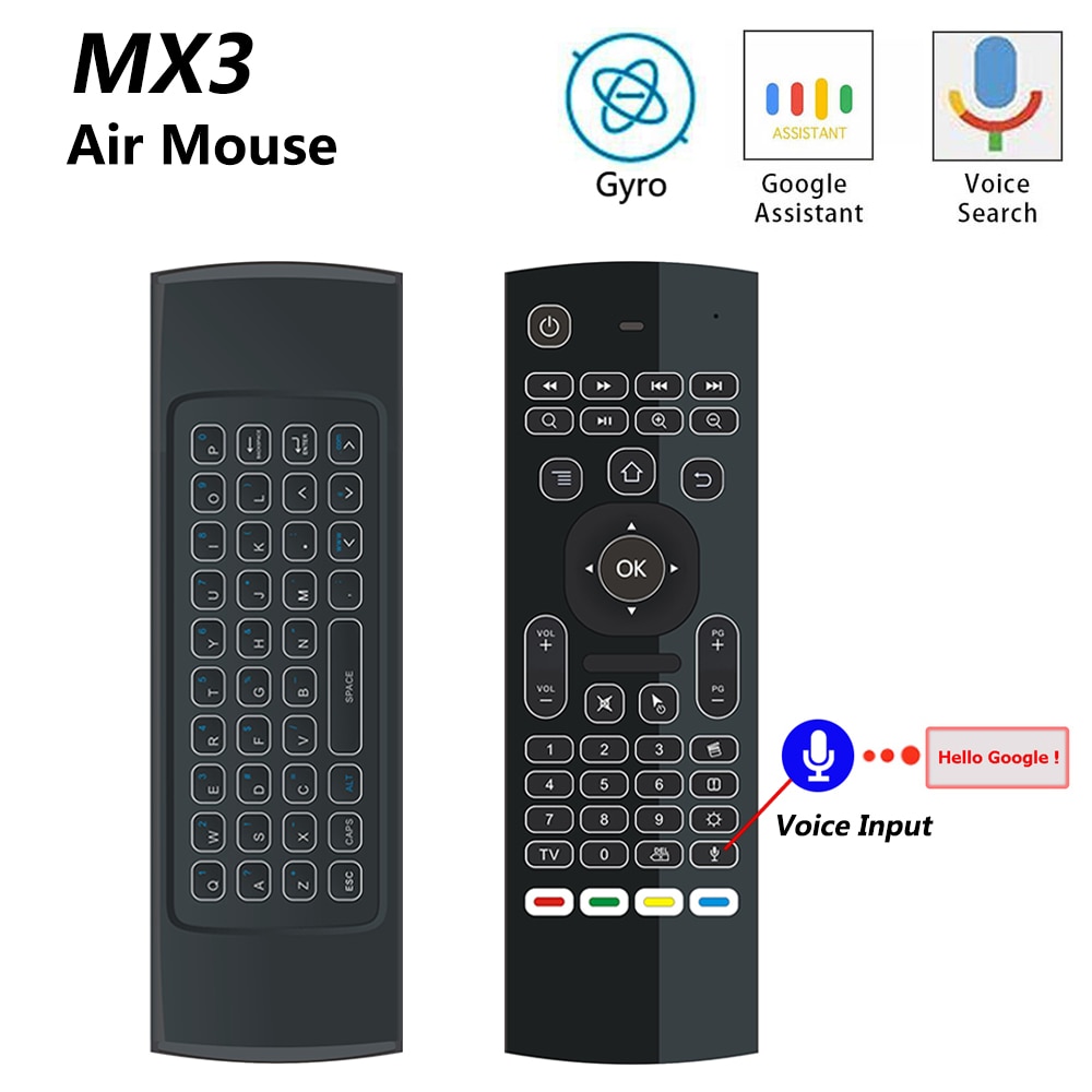 Kabellose Backlit Air Mouse Fernbedienung