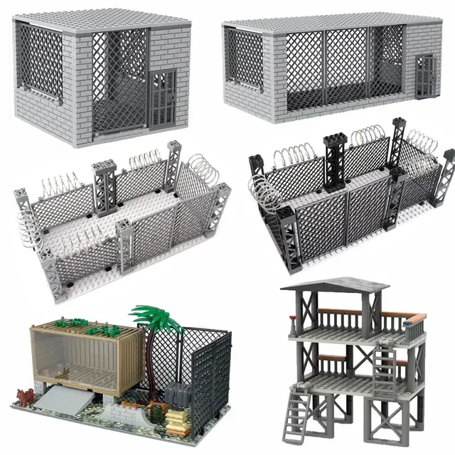 Police Station Building Set 1