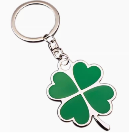 Engraved Zinc Metal Enamel Key Ring
