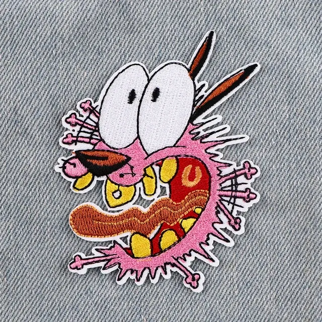 Lustige Mut Hund Bestickte Patch Applikation für Kleidung 2