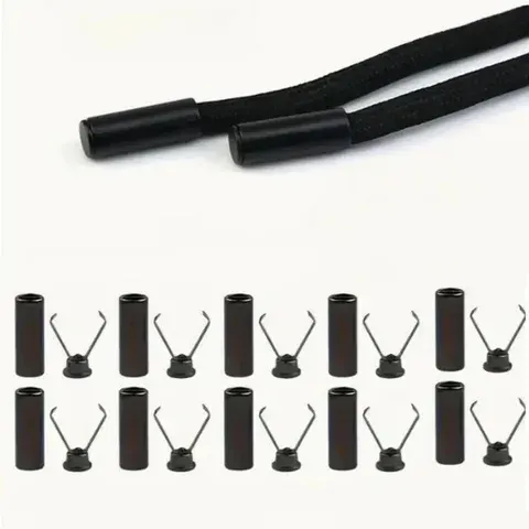 Metall-Kordelendstopper-Set, 20 Stück