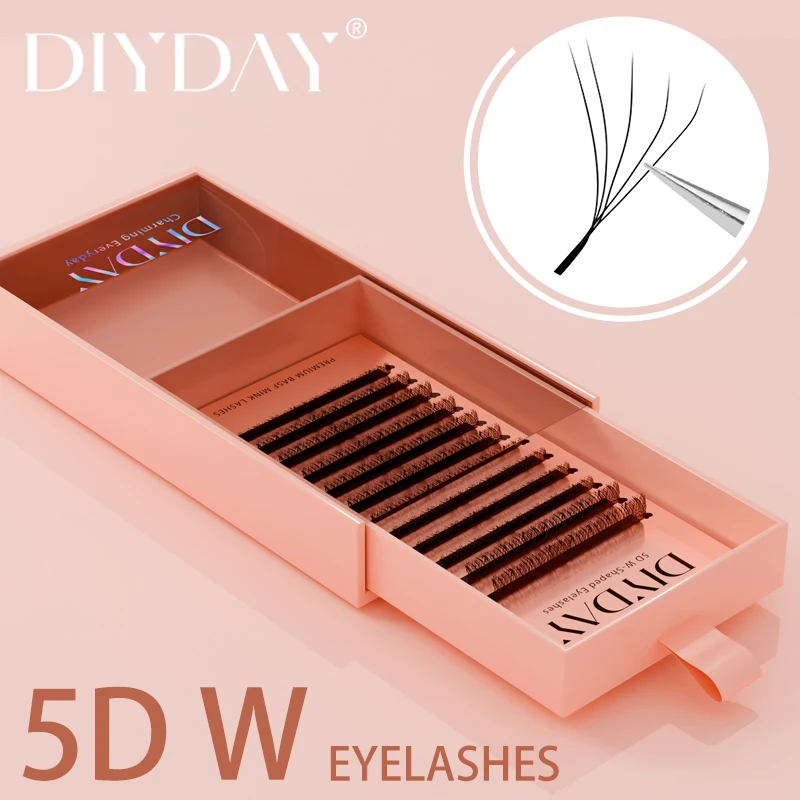 DIYDAY W-Form Wimpernverlängerung 3D 4D 5D 6D 7D 3