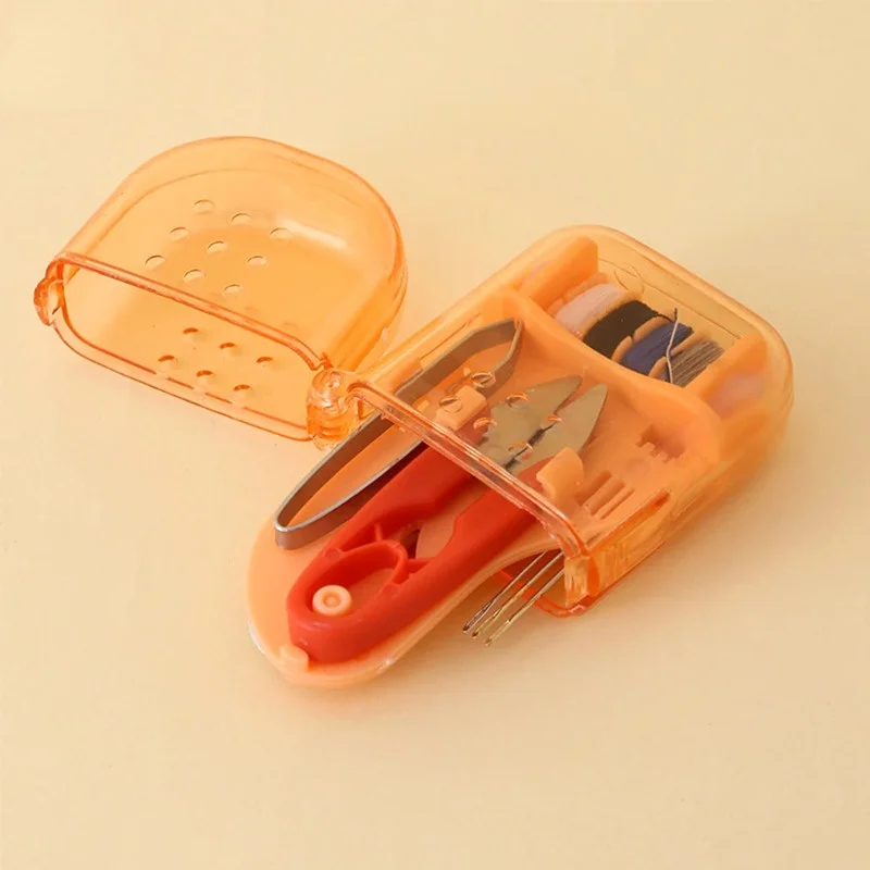 1Set Mini Tragbare Reise Nähen Kit Hause Nähgarn