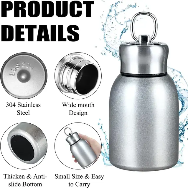 Vacuum Insulated Stainless Travel Bottle 300ml 2