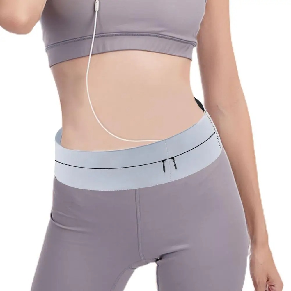Adjustable Running Waist Belt with Phone Pouch 3