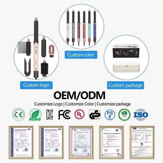 7-in-1 Haarstyling-Set mit Föhn-Bürste 4