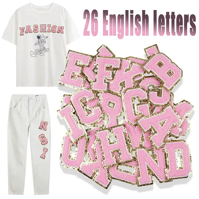 8cm Iron-On Letters for Clothing 2