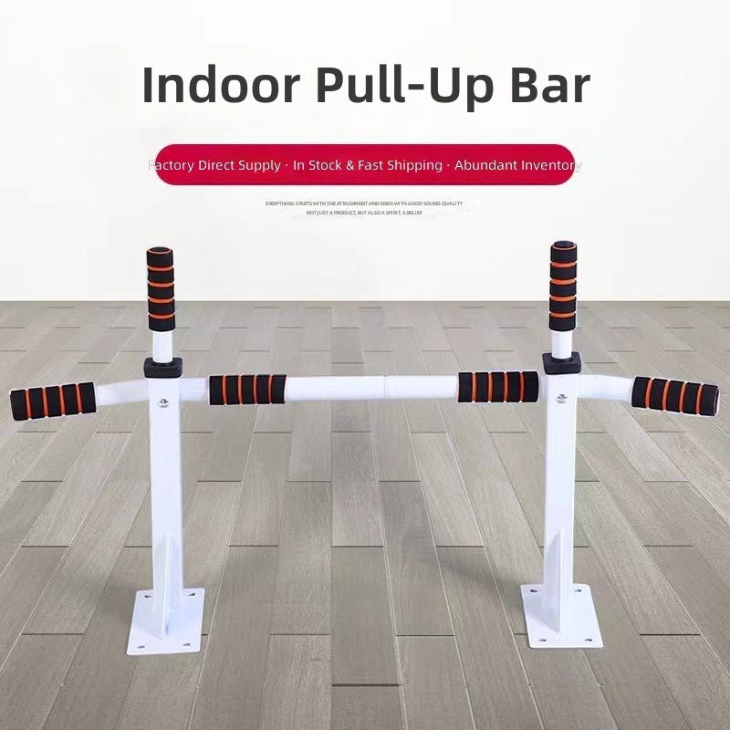 Wall-mounted Iron Pull-Up Bar Single Double Bars Home 2