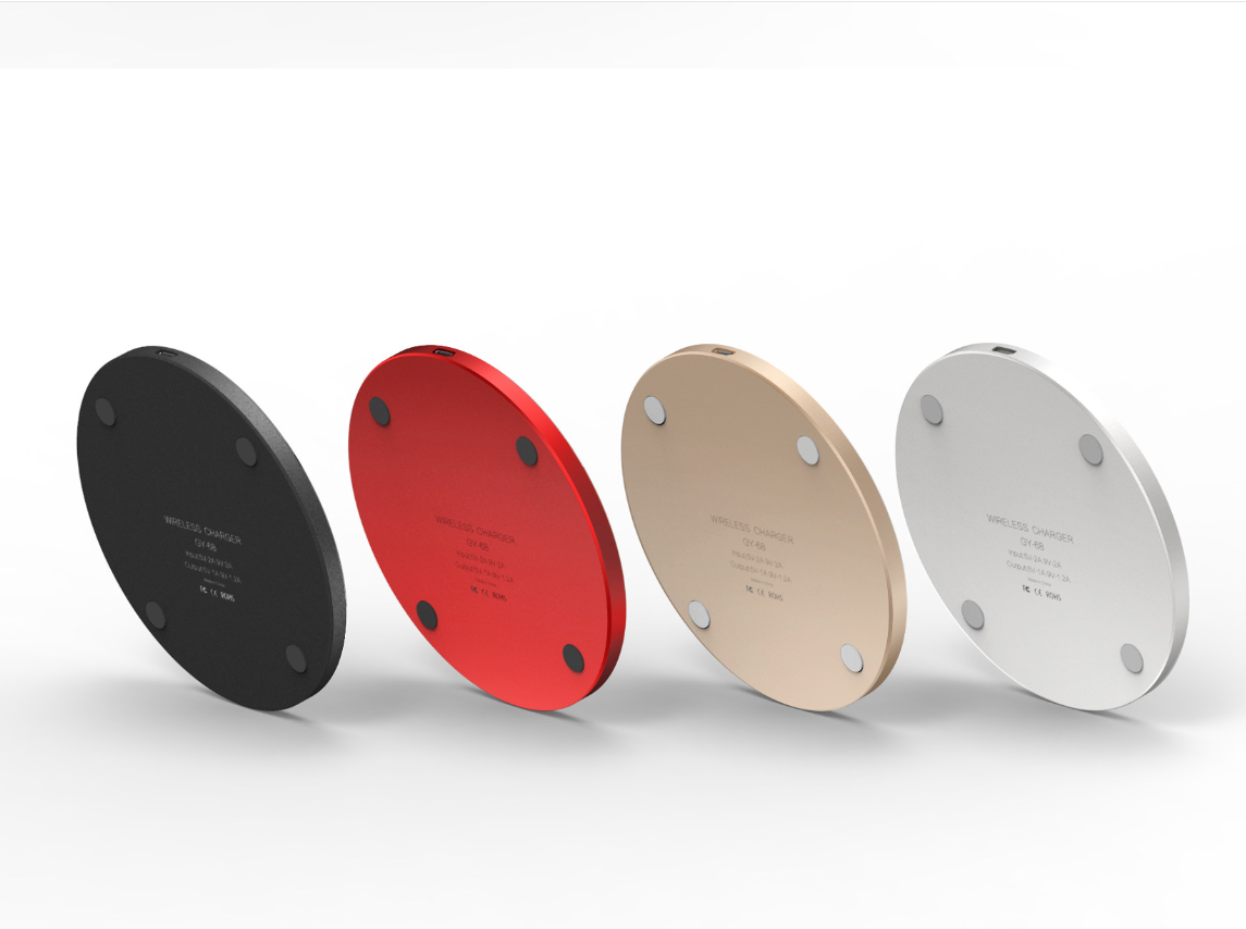 Wireless Charger with Aluminum Base