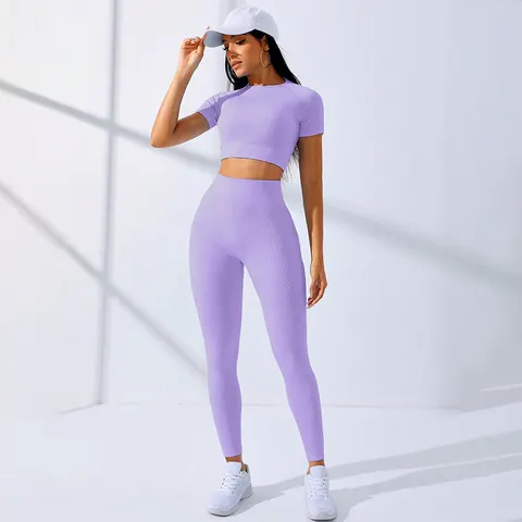 Yoga Clothes Suit Sports High Waist Workout