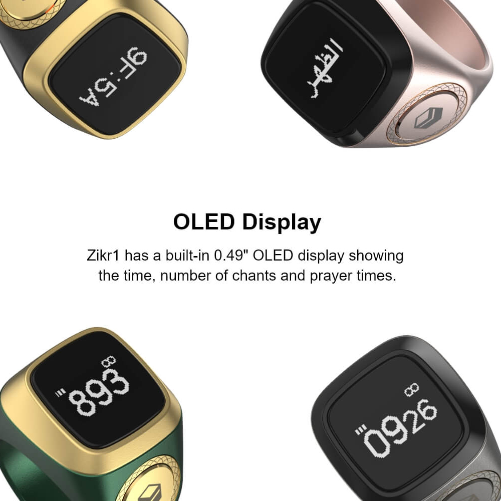 Digital Prayer Ring with Tasbih Counter 4