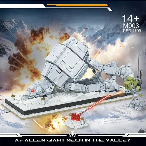 mech building block set