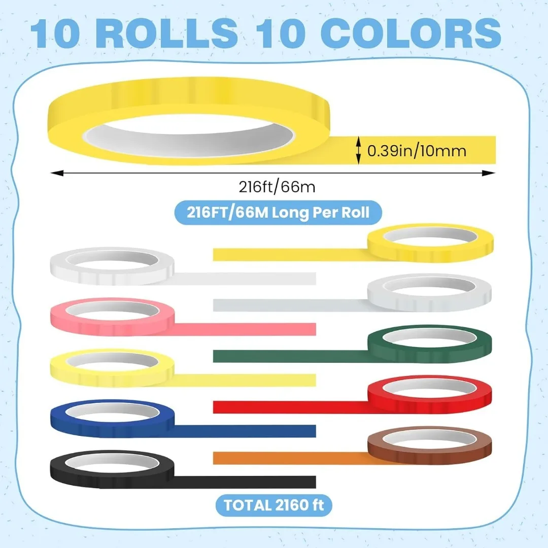 Autoclavable Dental Indicator Tape, 9 Colors 2