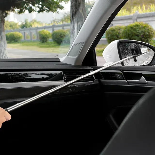 Telescopic Car Window Cleaning Brush with Handle 2