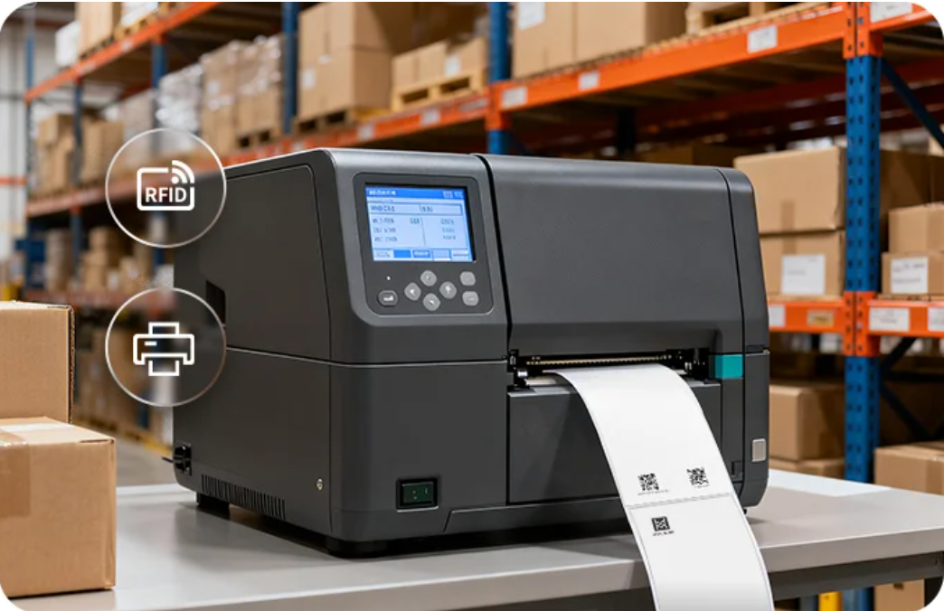 Printable RFID Parcel Sticker Asset Tracker 4