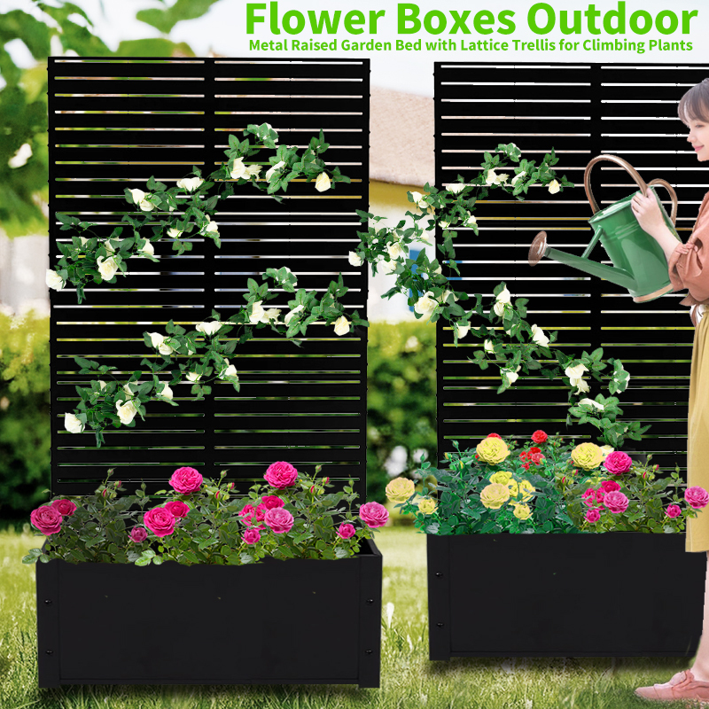 Galvanized Metal Hanging Vertical Garden Planter 3