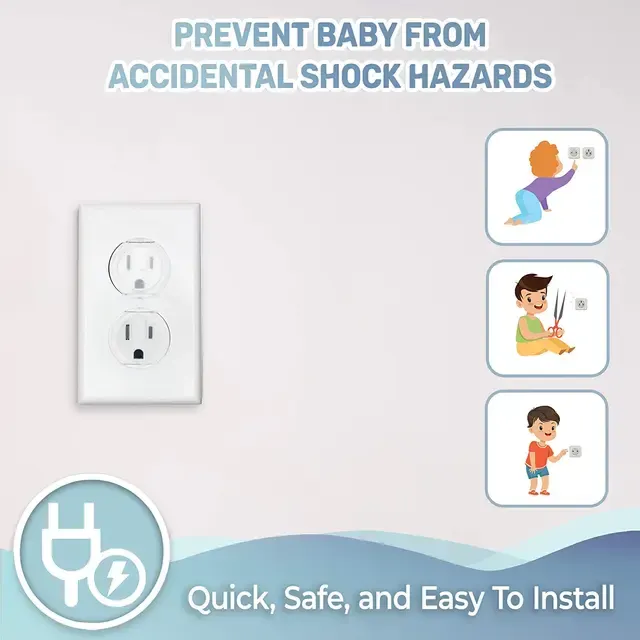 Child-Safe Outlet Covers, 10 Pack 3