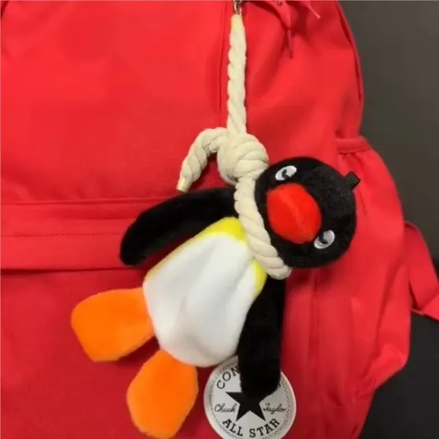 Plush Penguin Keychain Backpack Charm Gift 4