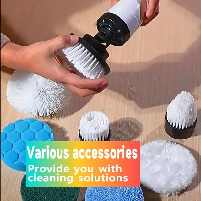 Rechargeable Spin Scrubbing Brush 3