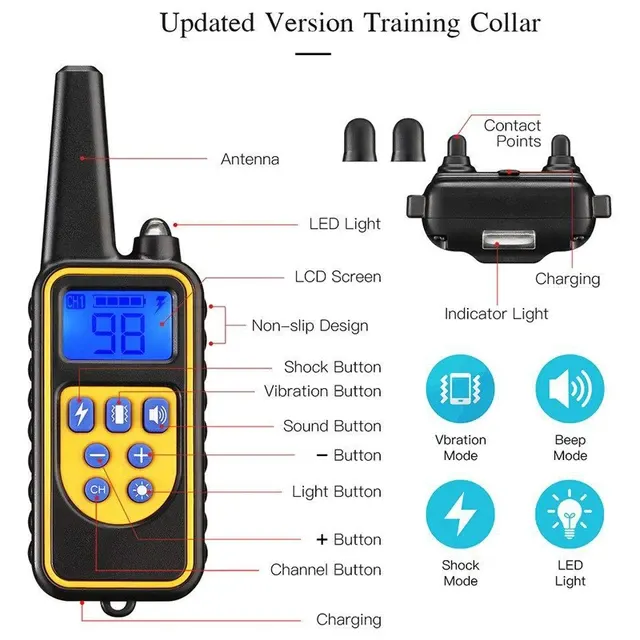 Electric Dog Training Collar with Remote 4