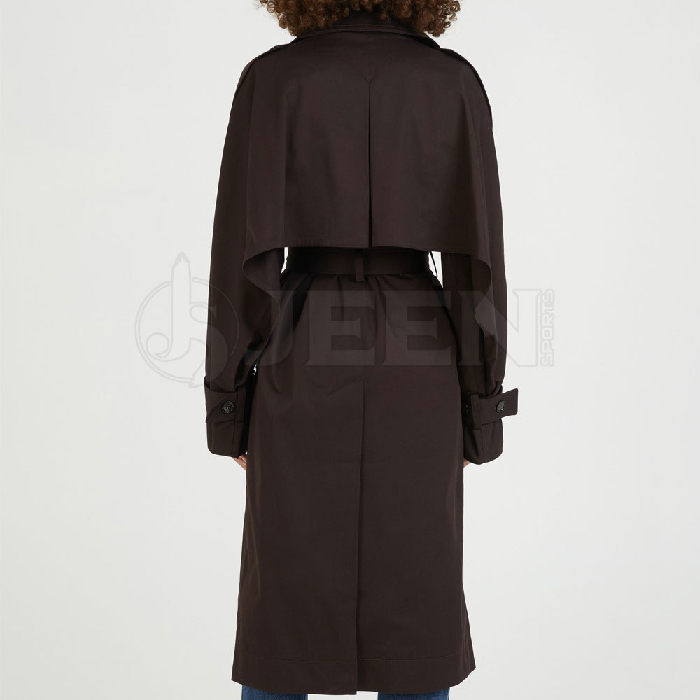 Long Women's Winter Coat with Side Pockets 3