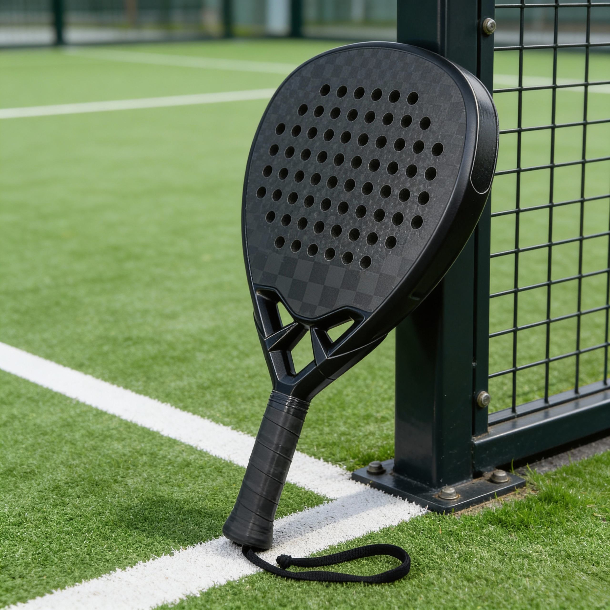 12K Carbon Fiber Professional Padel Racket Customizable Beach