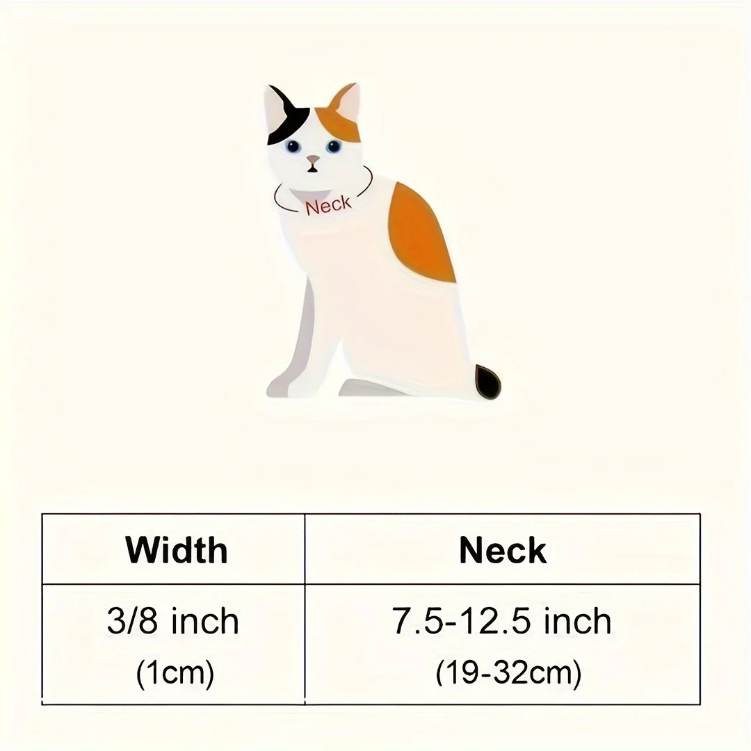 Reflective Cat Collar Set with Bells