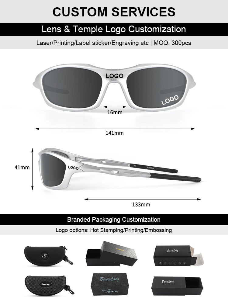 TR90 Anti-Slip Running Sports Sunglasses 3