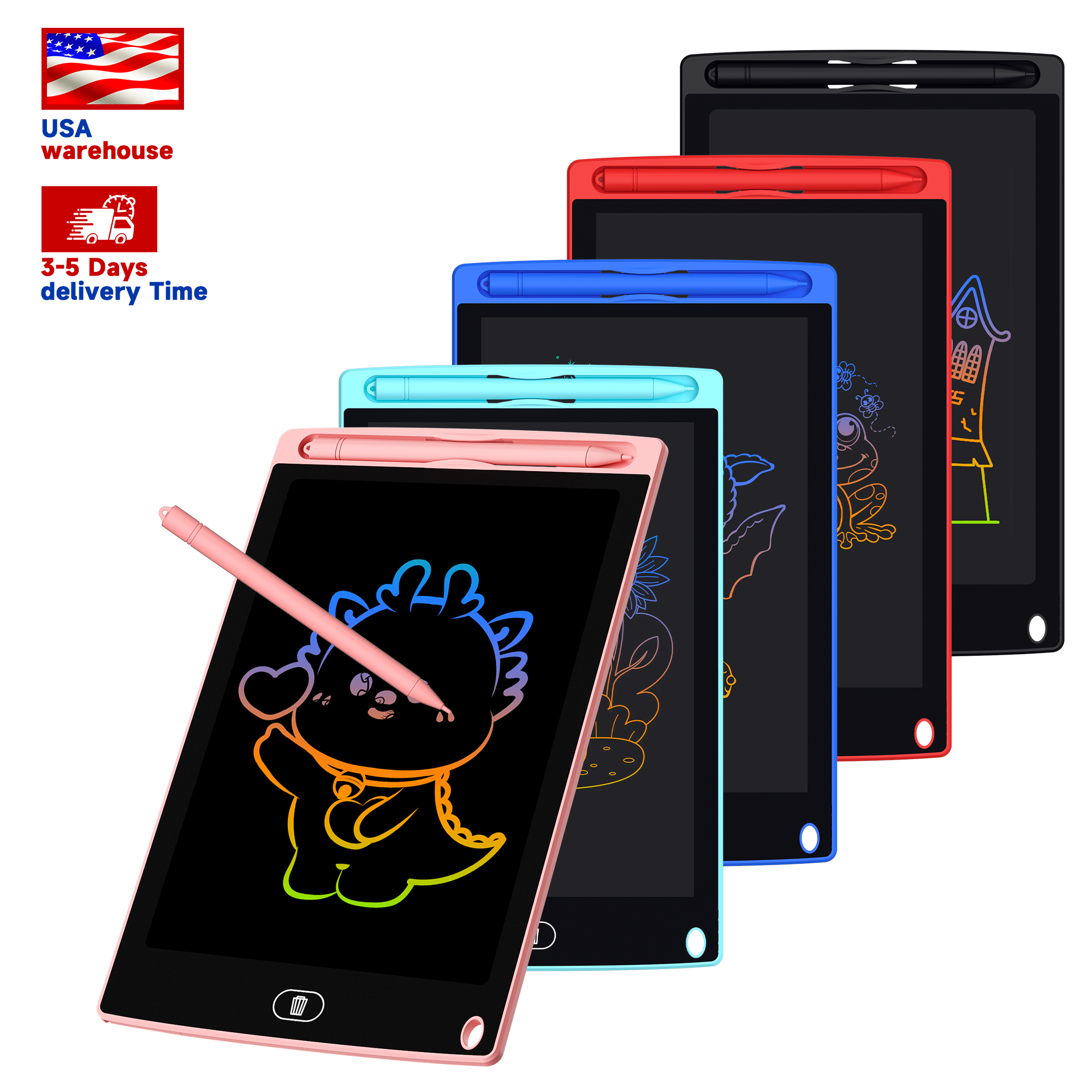 8.5-Inch LCD Writing Tablet for Kids