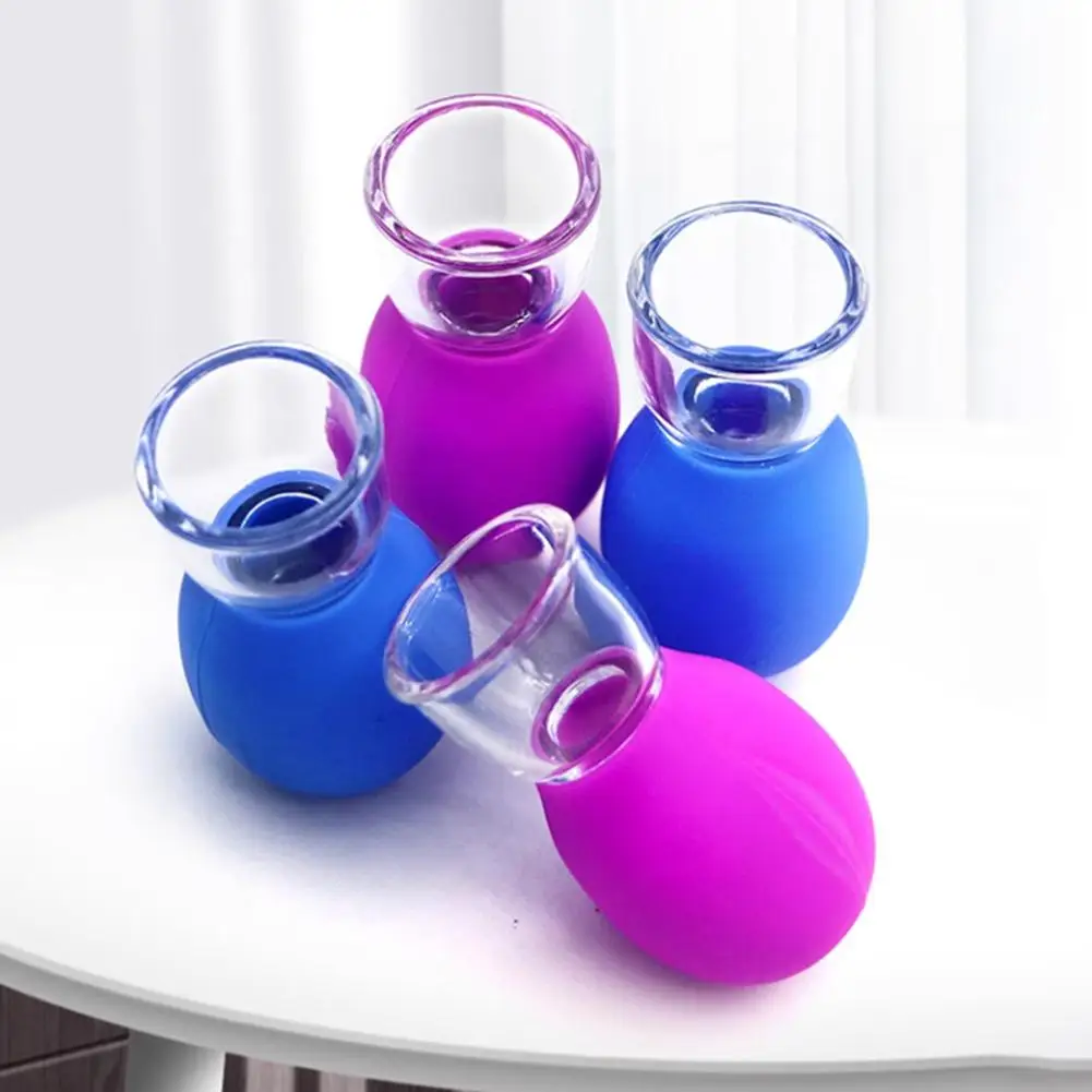 4PCS Silikon Vakuum Schröpfen Massage Gläser Anti Cellulite 2
