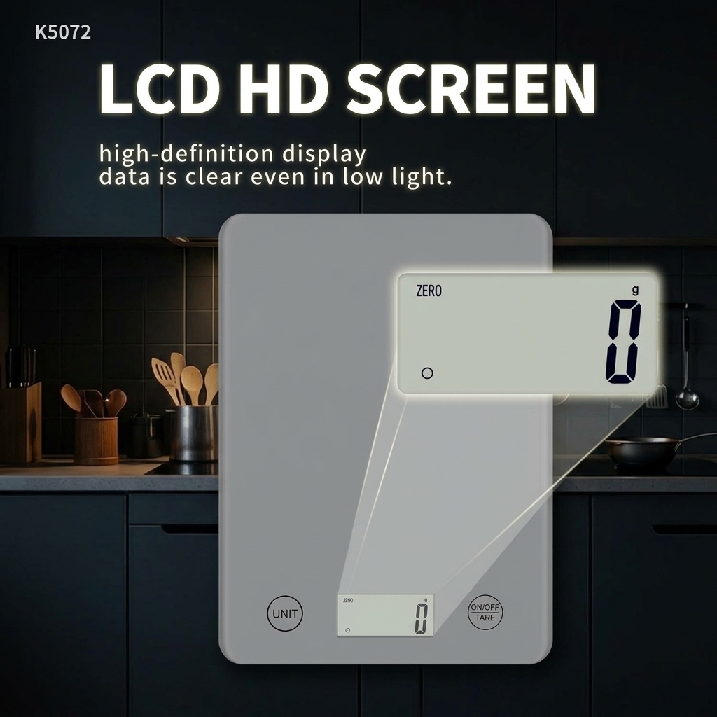 Digital Kitchen Scale 15 kg LCD 3