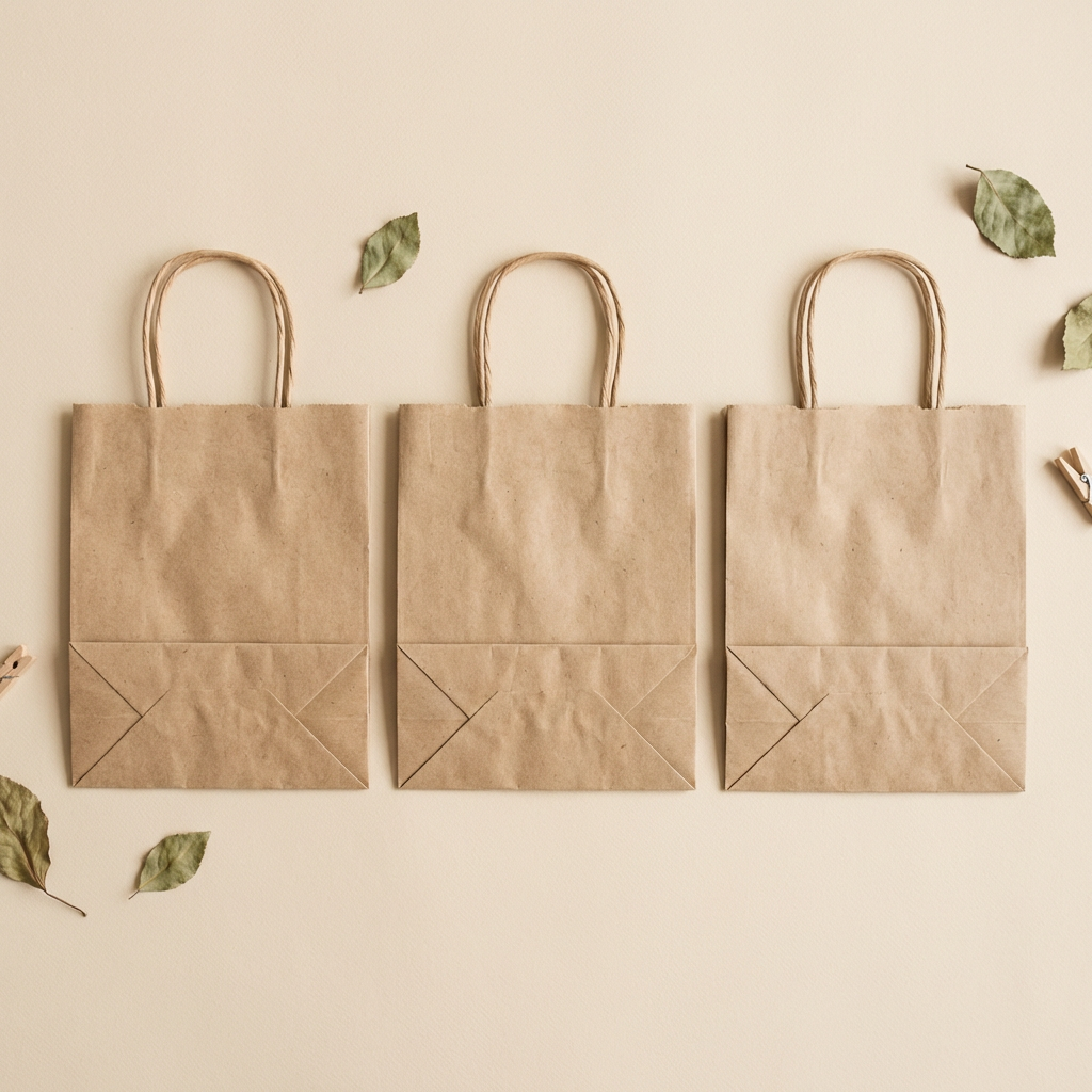 Matte White Luxury Paper Shopping Bag 2