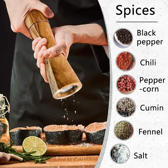 Wooden Pepper Grinder 3