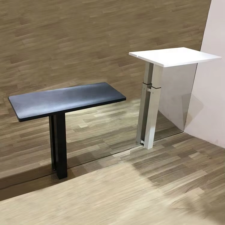 Wall Mounted Foldable Desk Pneumatic Height Adjustable Computer 3