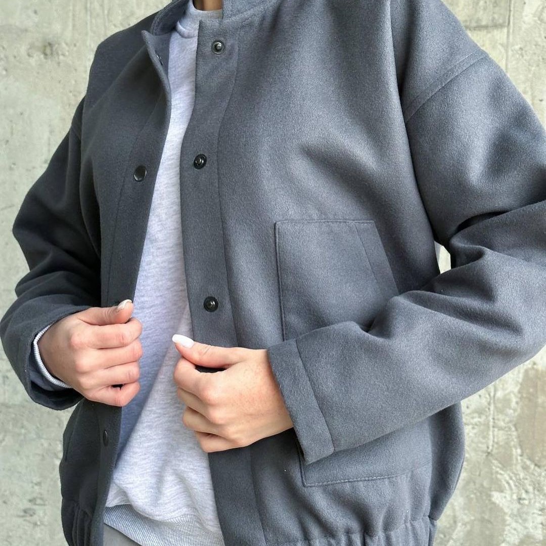 Stehkragenjacke