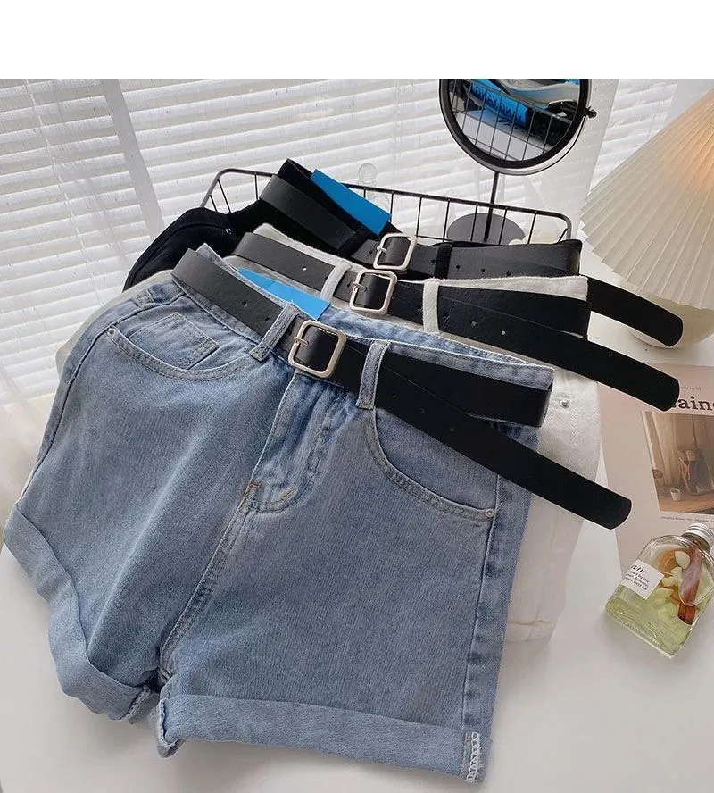 Koreanische Sommer-Shorts mit Weitem Bein und Hoher Taille 2