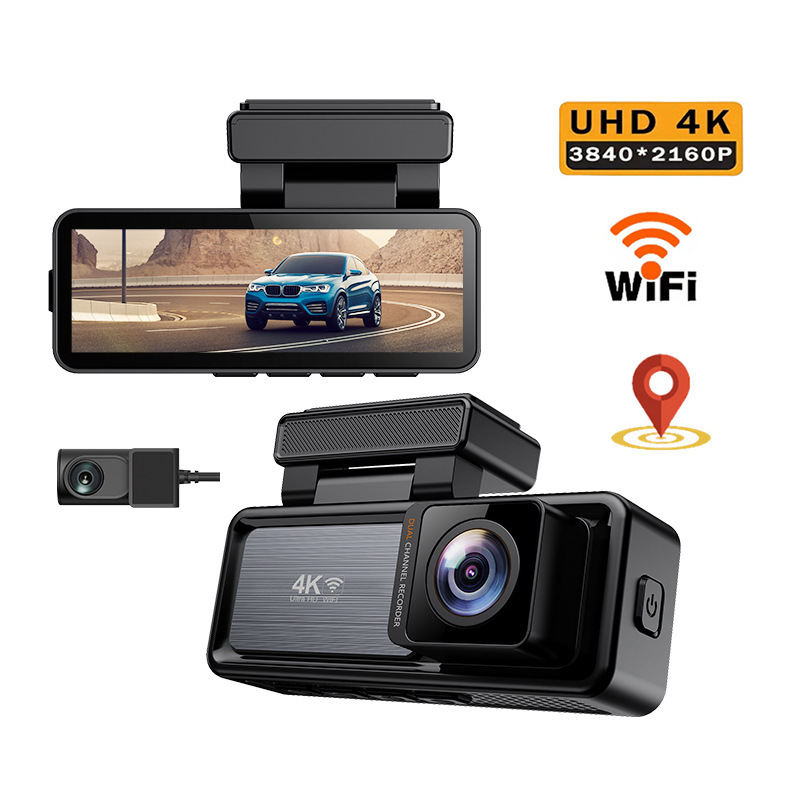 Real 4K Dash Cam Front and Rear With 2