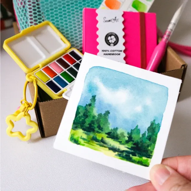 Reise-Aquarellkasten 4